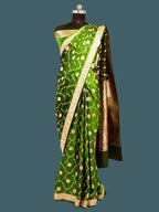 Banarasi Mushru Katan Silk Saree