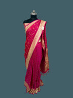 Banarasi Mushru Katan Silk Saree