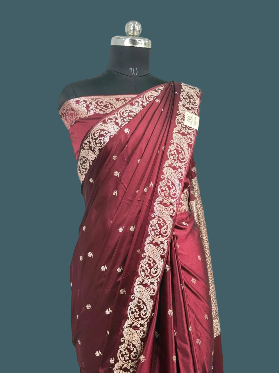 Banarasi Mushru Katan Silk Saree
