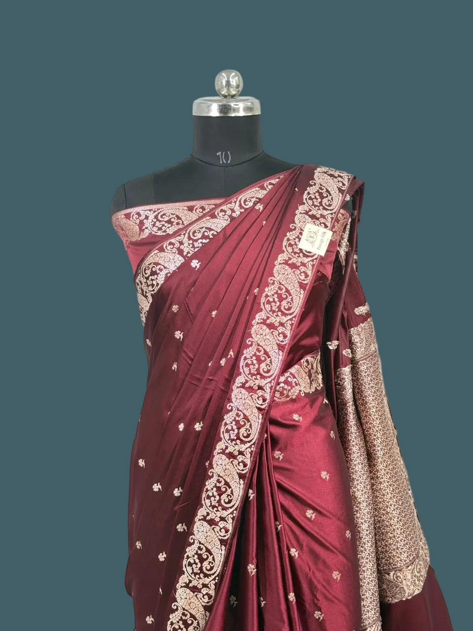 Banarasi Mushru Katan Silk Saree