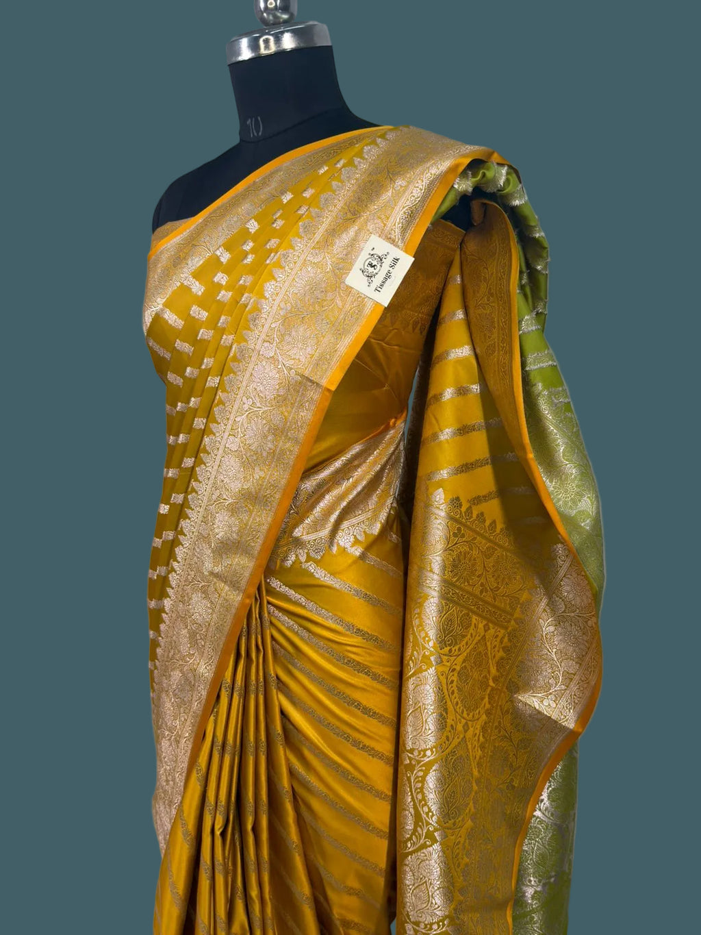 Banarasi Mushru Katan Silk Saree