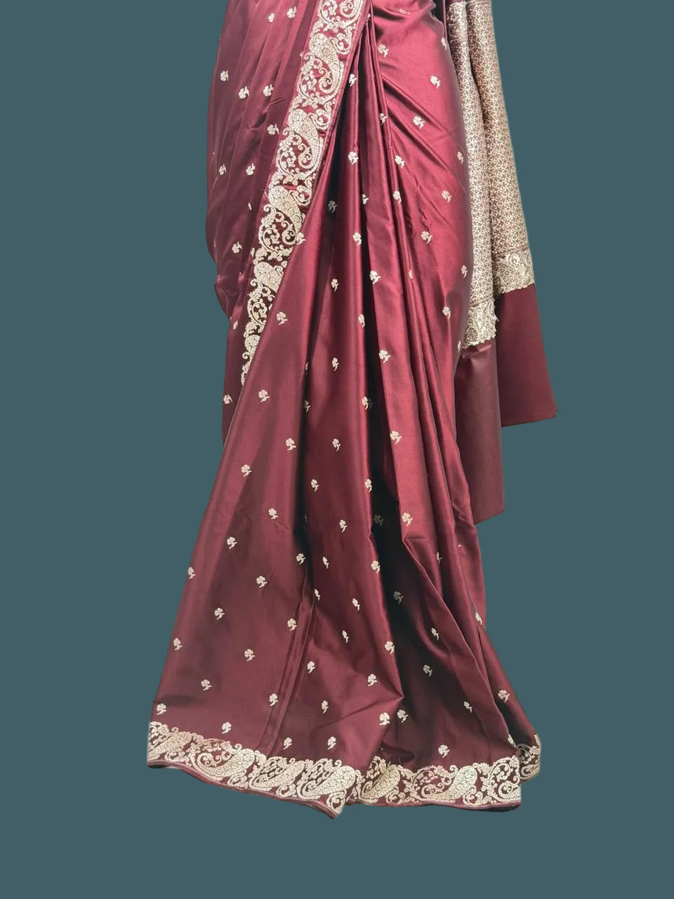 Banarasi Mushru Katan Silk Saree
