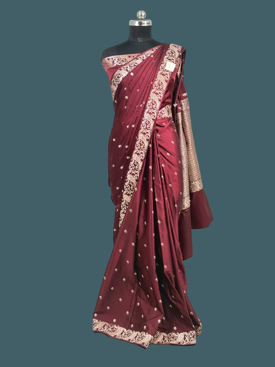 Banarasi Mushru Katan Silk Saree