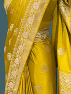 Banarasi Mushru Katan Silk Saree