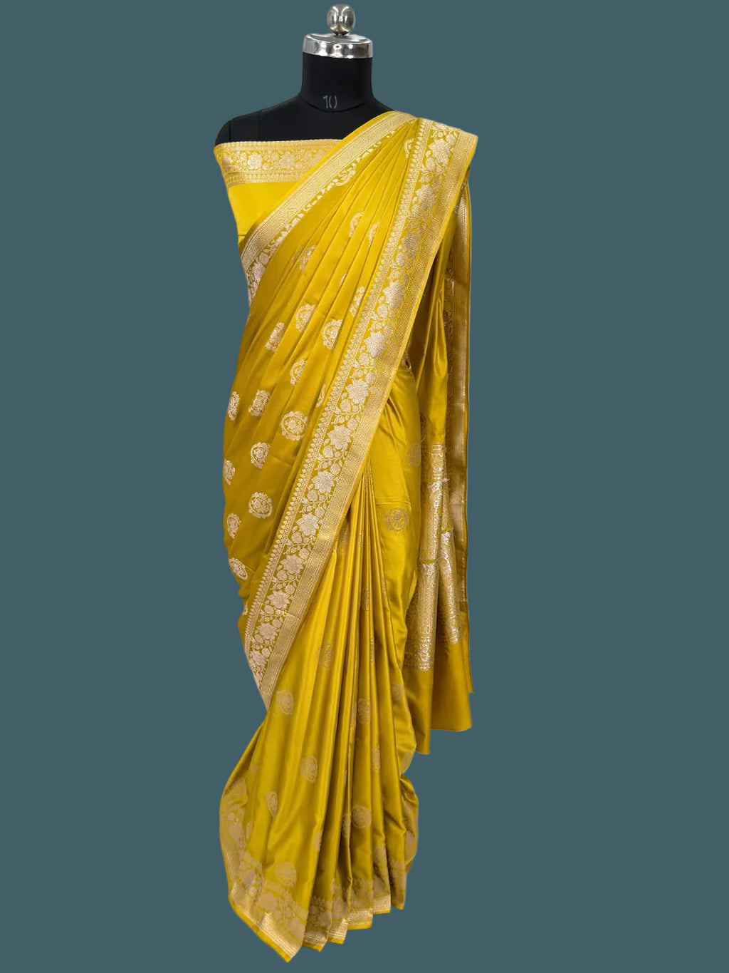 Banarasi Mushru Katan Silk Saree