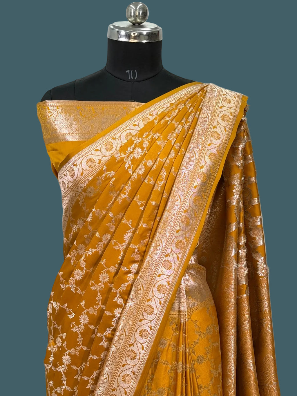 Banarasi Mushru Katan Silk Saree