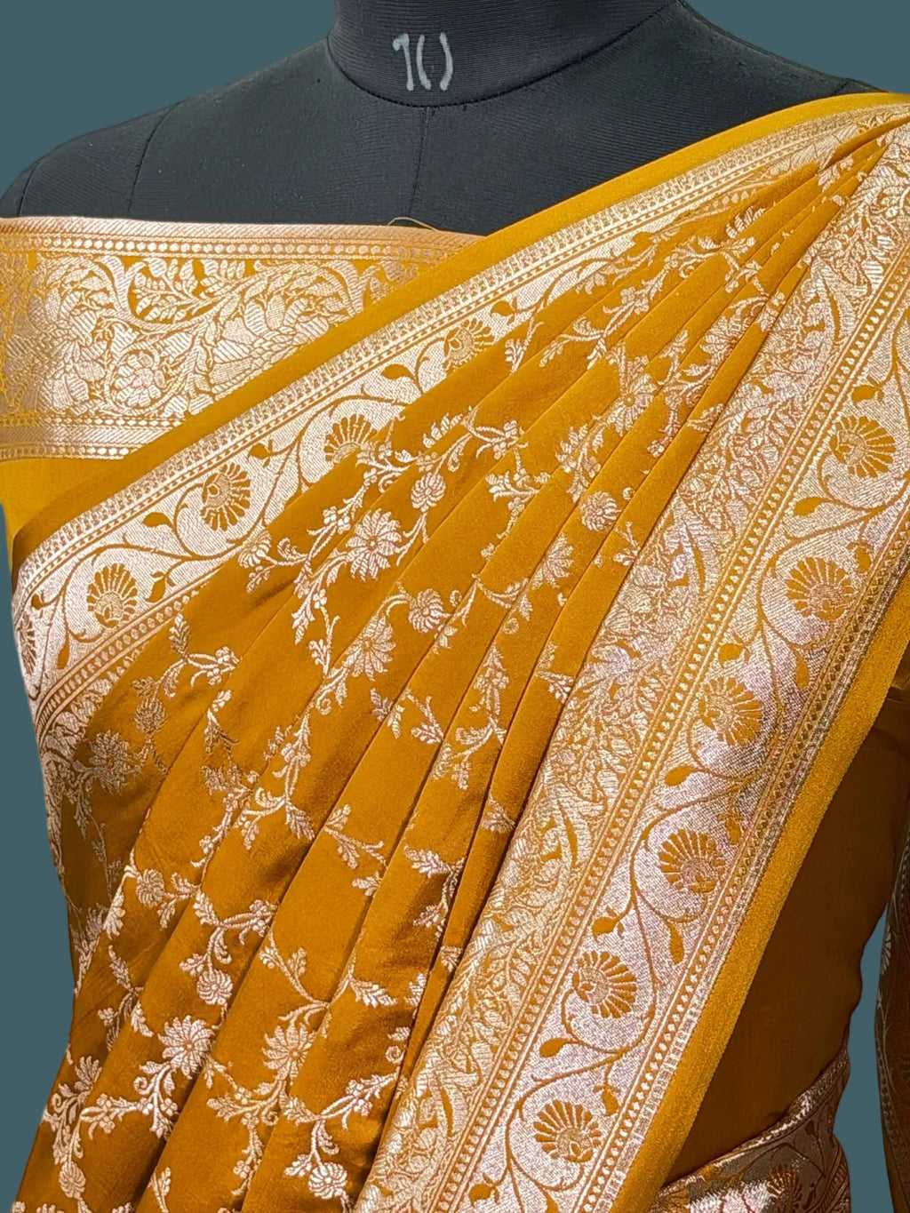 Banarasi Mushru Katan Silk Saree
