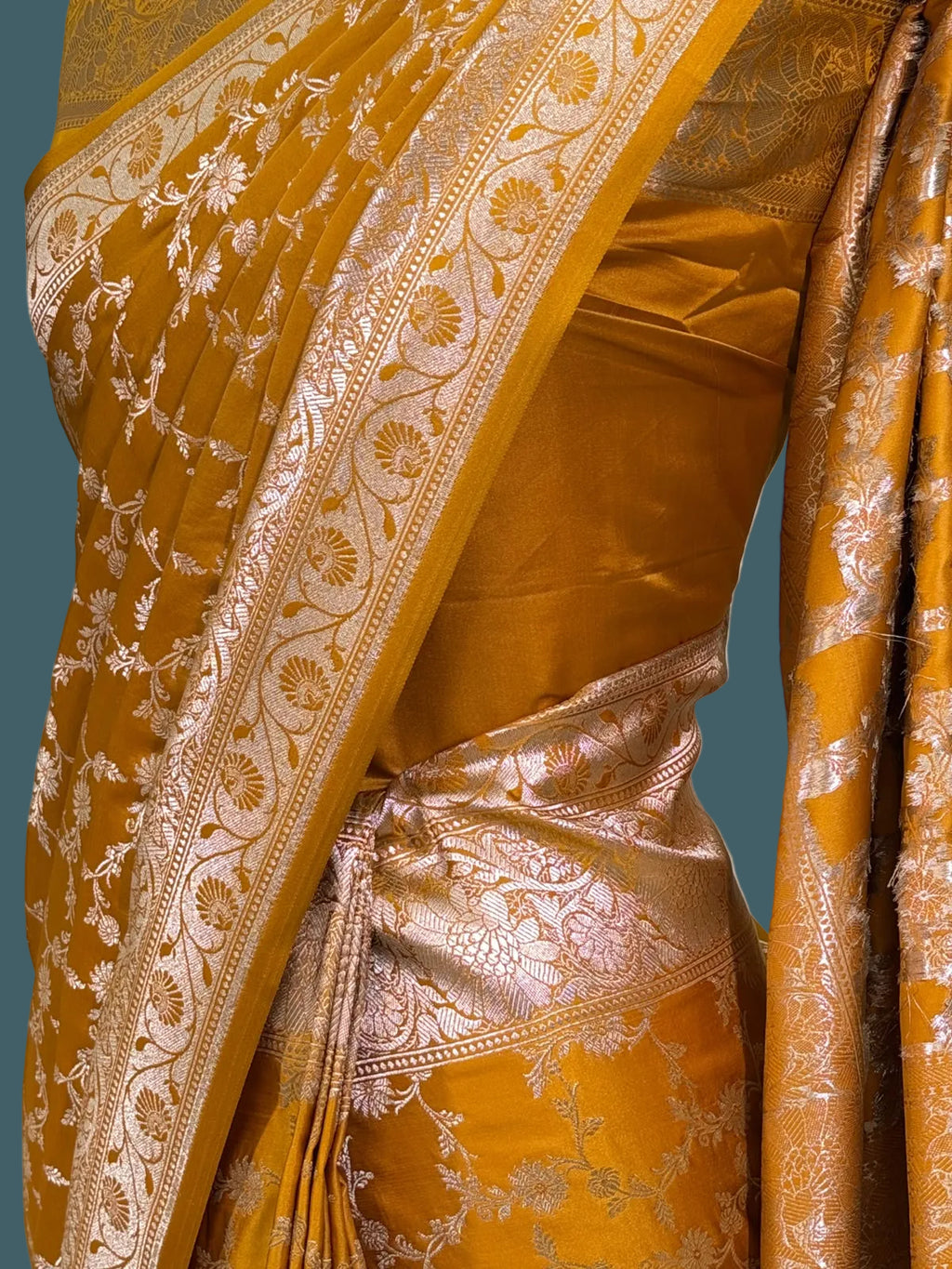 Banarasi Mushru Katan Silk Saree