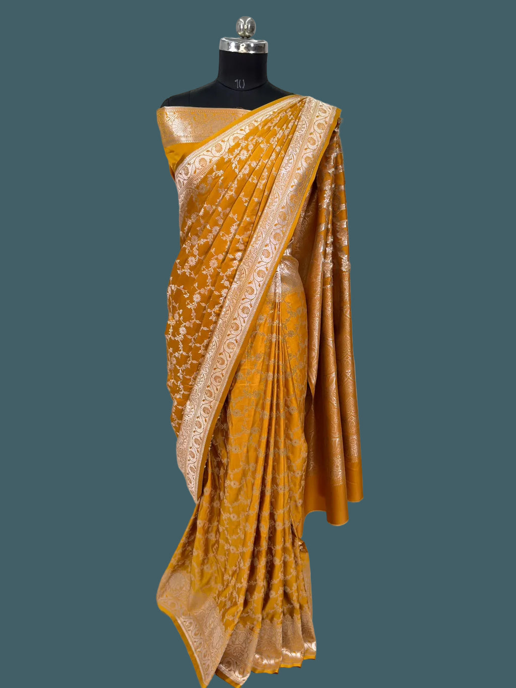 Banarasi Mushru Katan Silk Saree