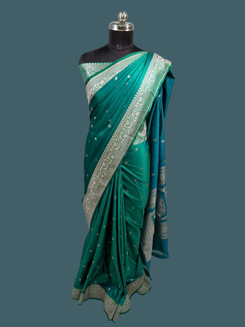 Banarasi Mushru Katan Silk Saree