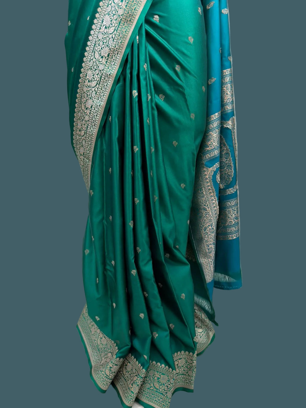 Banarasi Mushru Katan Silk Saree