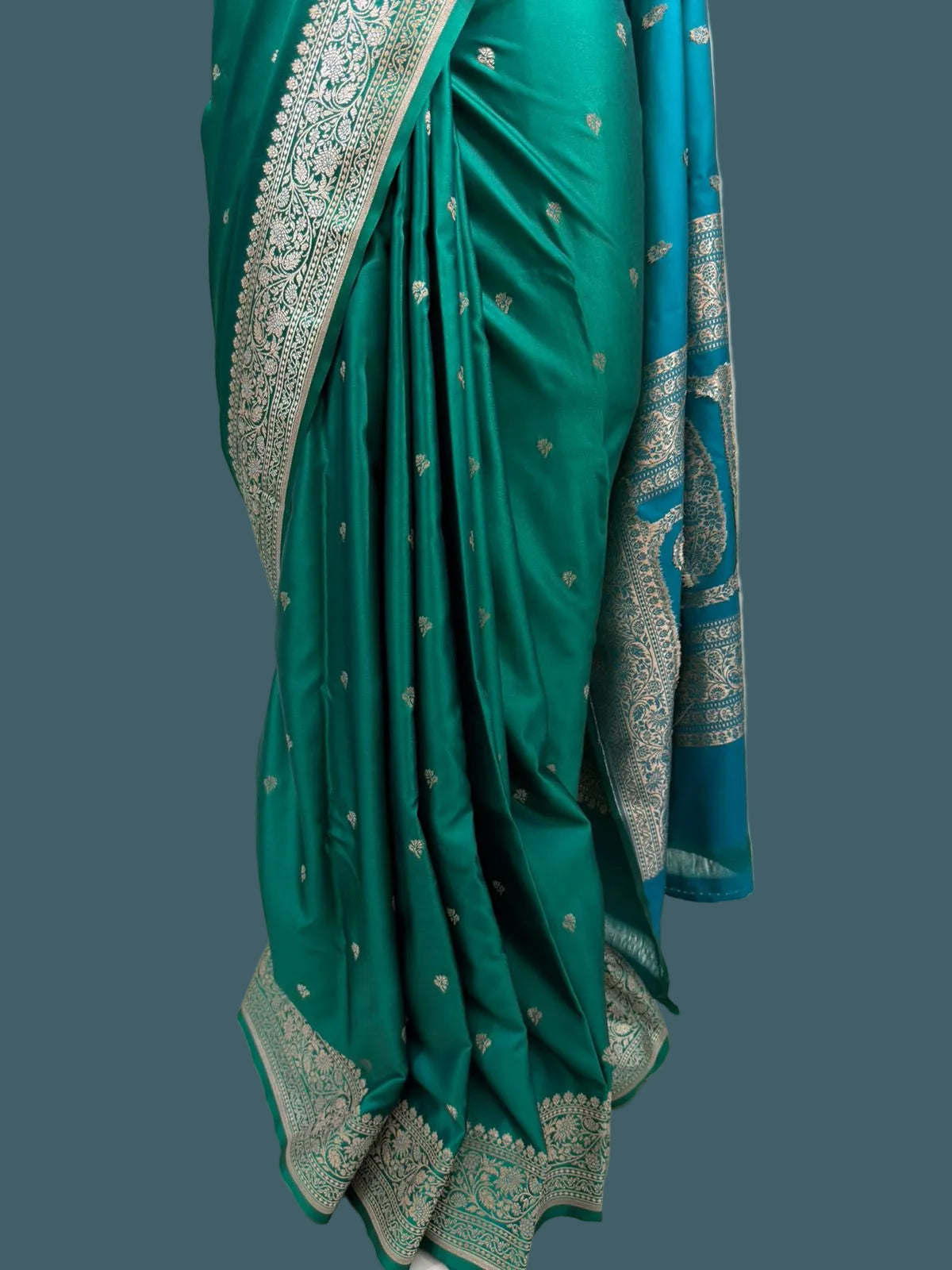 Banarasi Mushru Katan Silk Saree