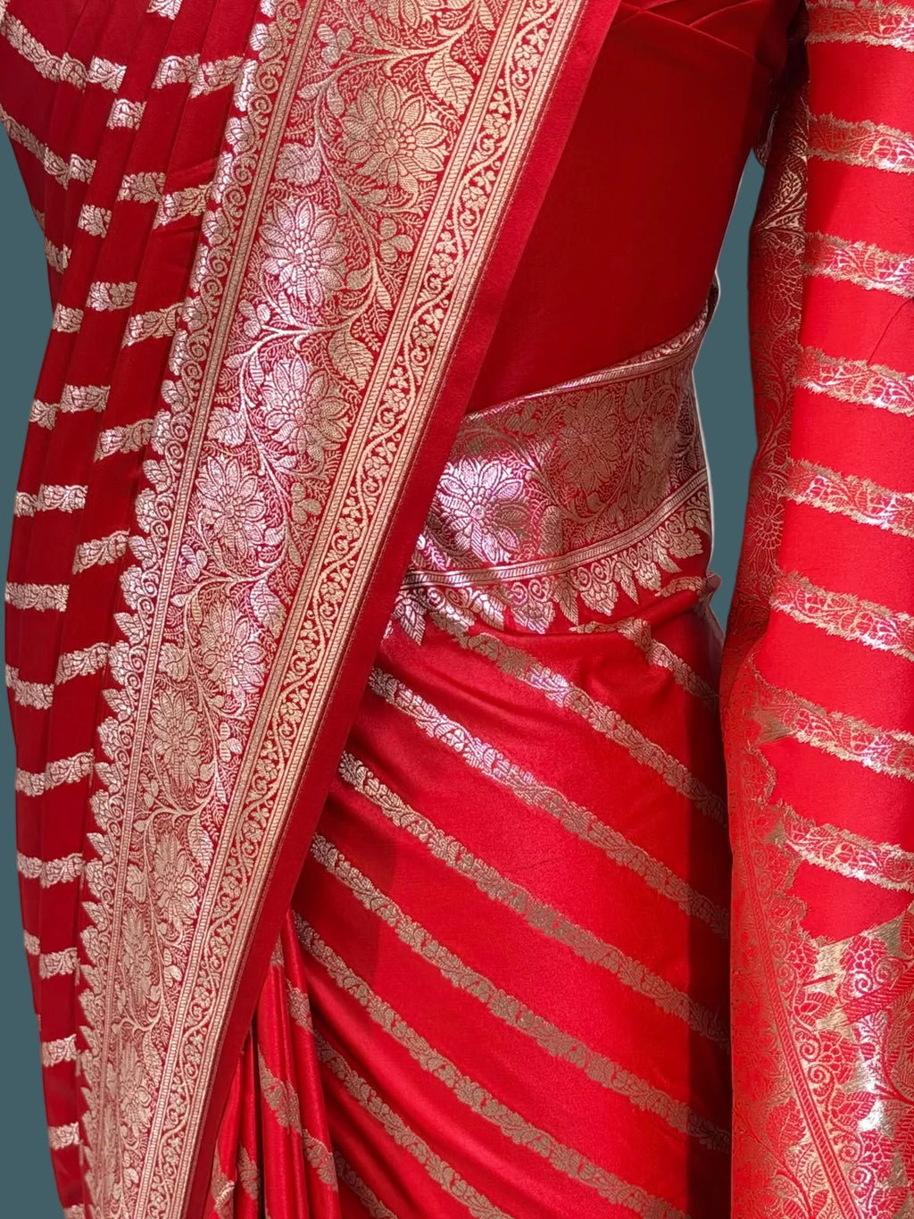 Banarasi Mushru Katan Silk Saree