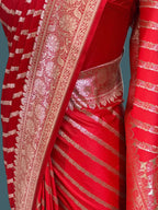 Banarasi Mushru Katan Silk Saree