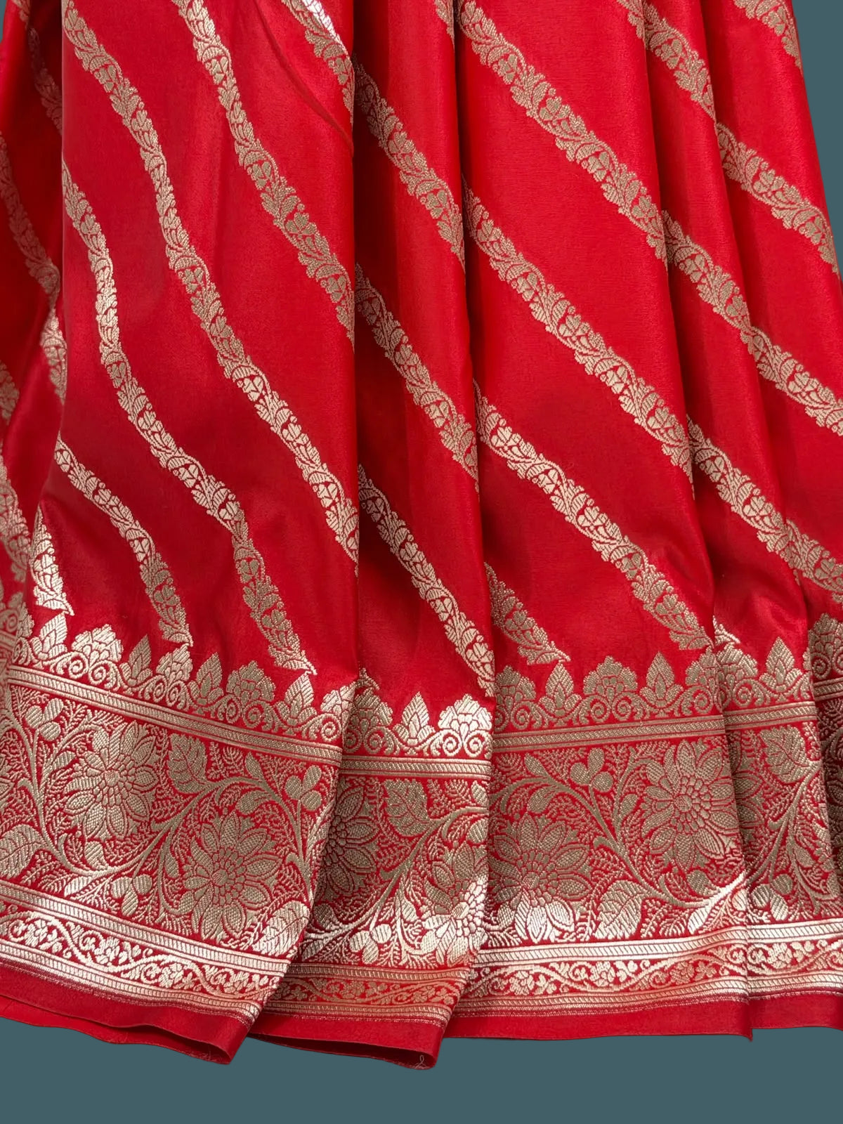 Banarasi Mushru Katan Silk Saree