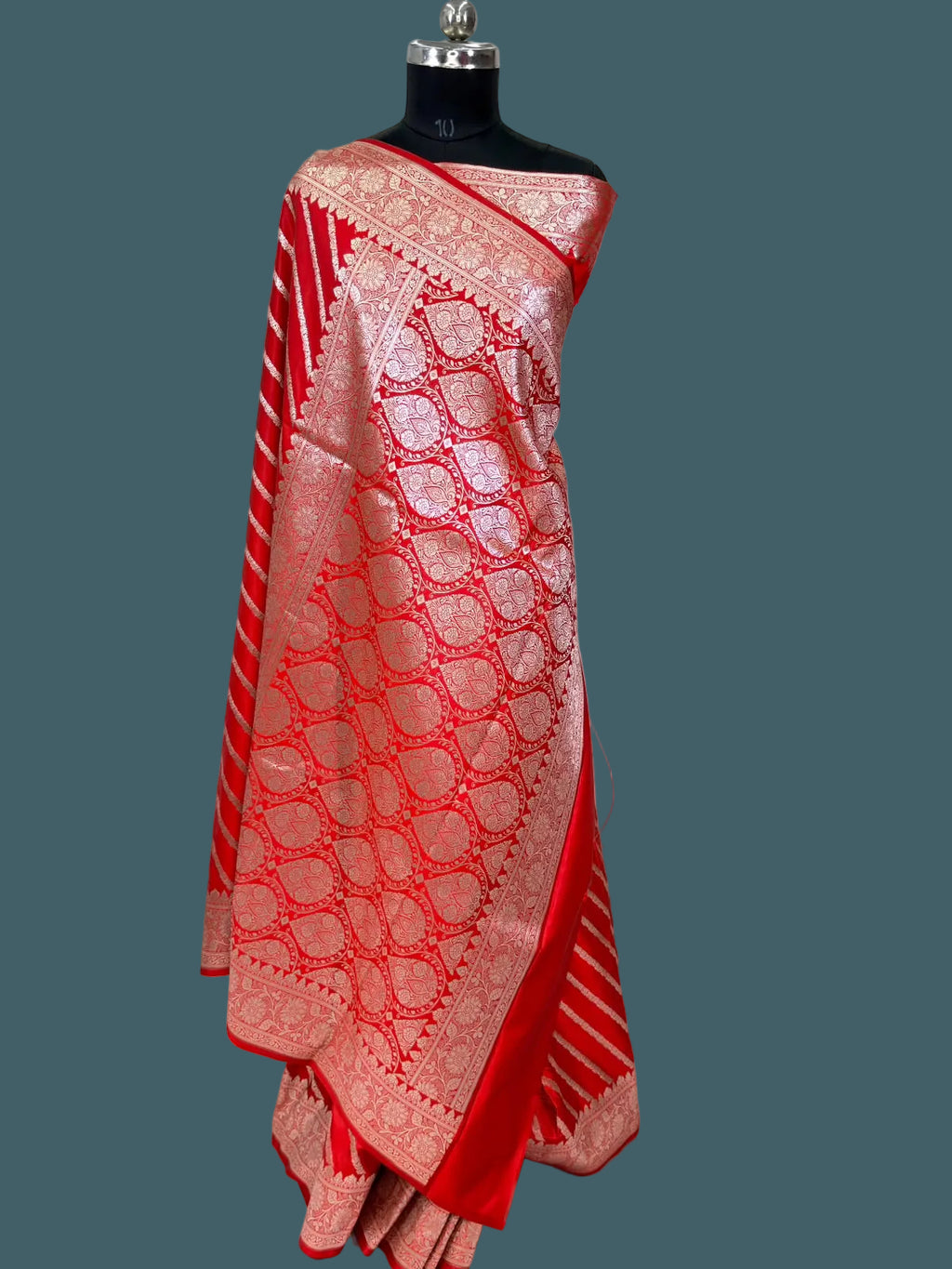 Banarasi Mushru Katan Silk Saree