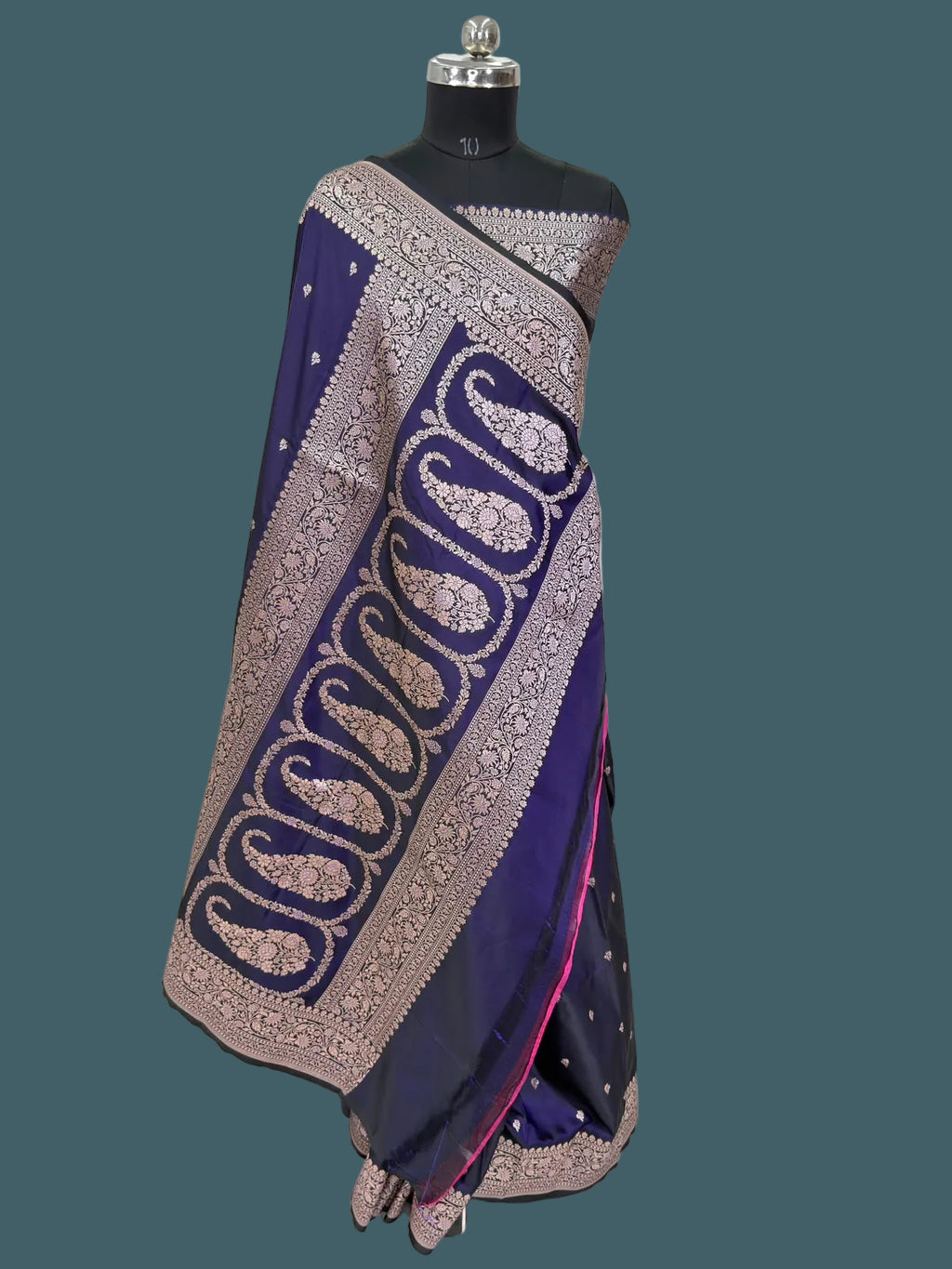 Banarasi Mushru Katan Silk Saree