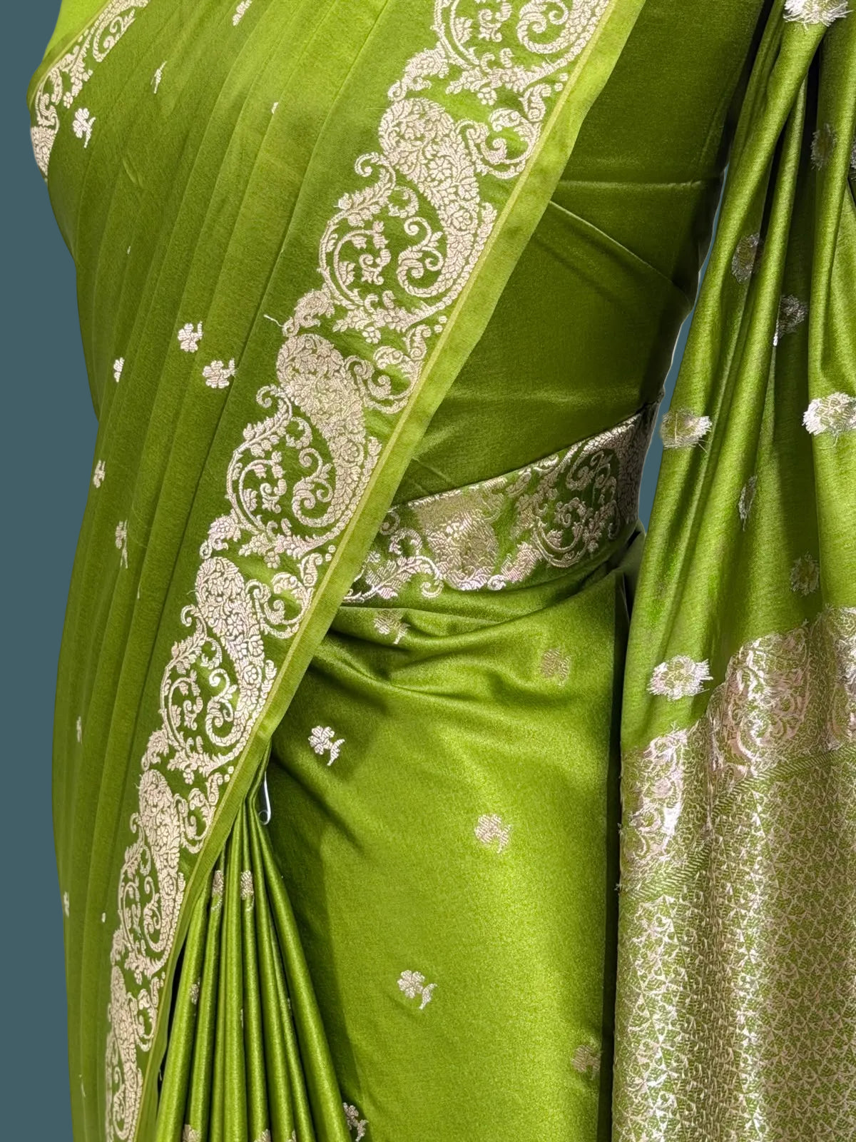 Banarasi Mushru Katan Silk Saree