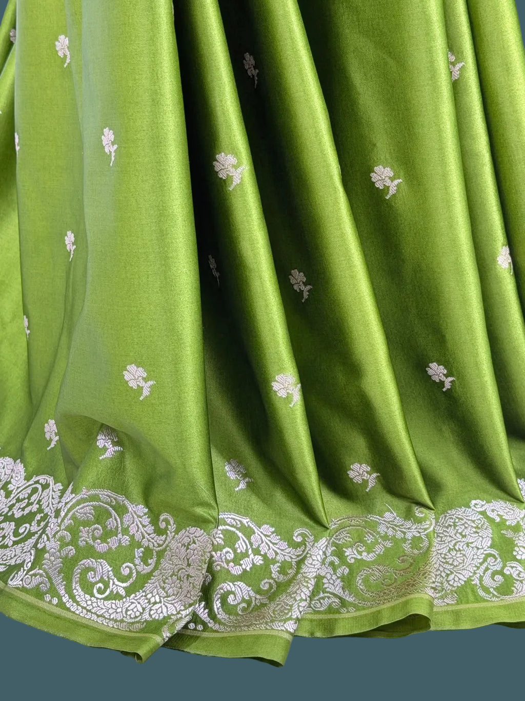 Banarasi Mushru Katan Silk Saree