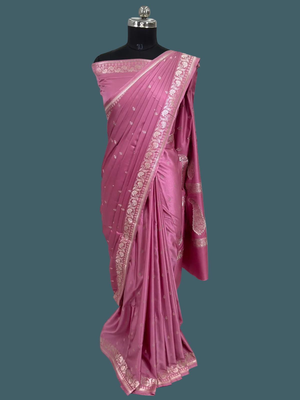 Banarasi Mushru Katan Silk Saree