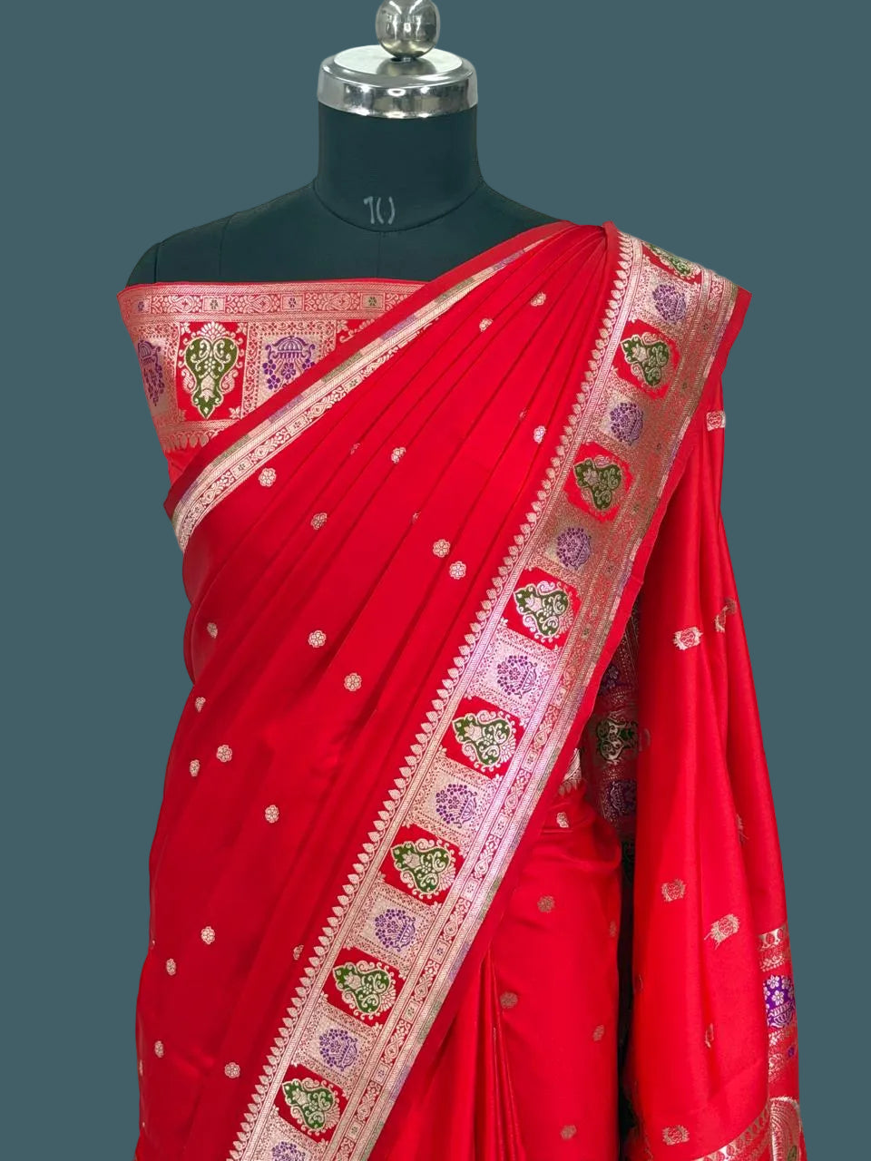 Banarasi Mushru Katan Silk Saree