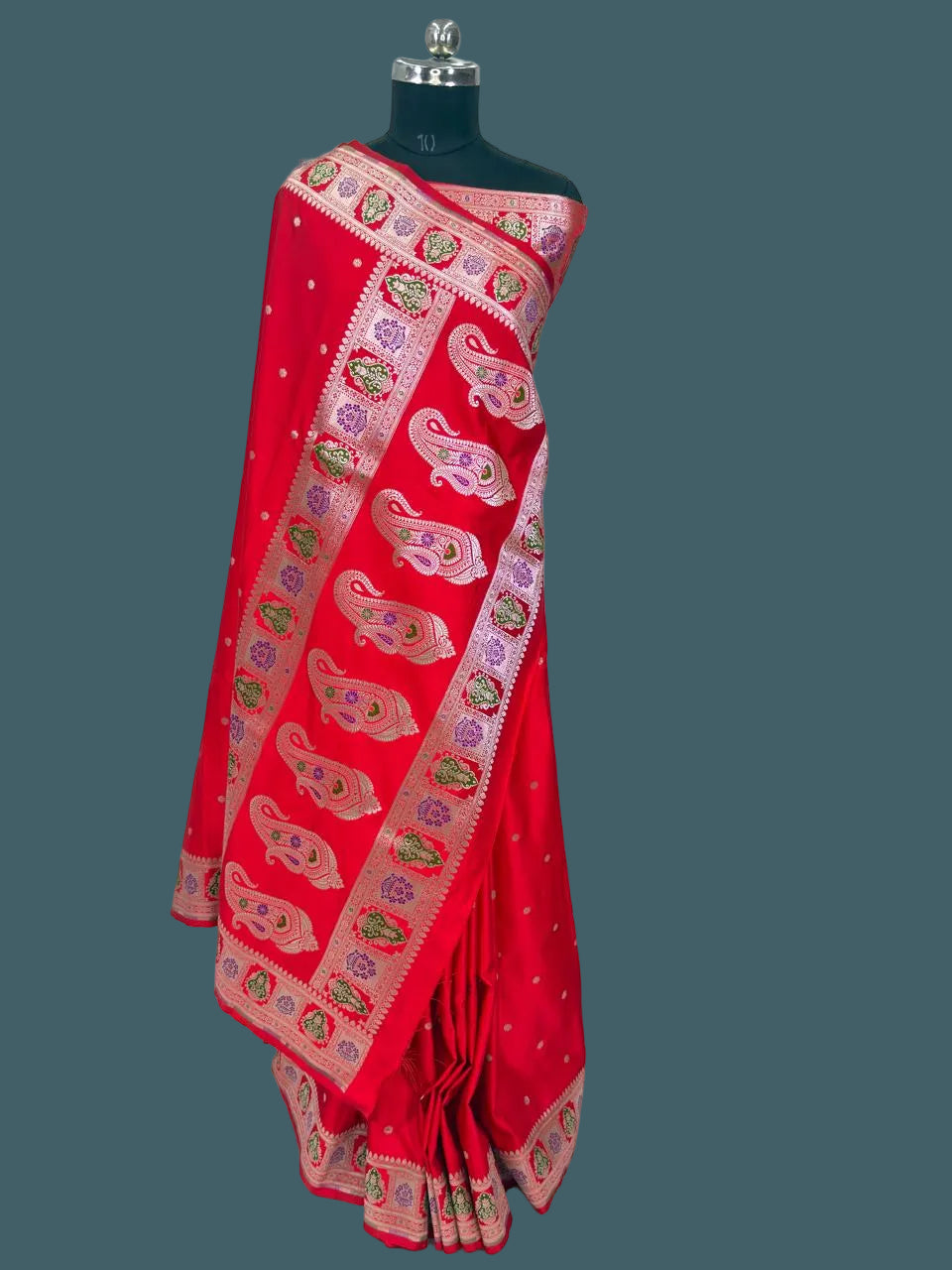 Banarasi Mushru Katan Silk Saree