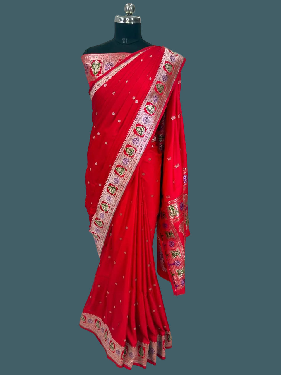 Banarasi Mushru Katan Silk Saree