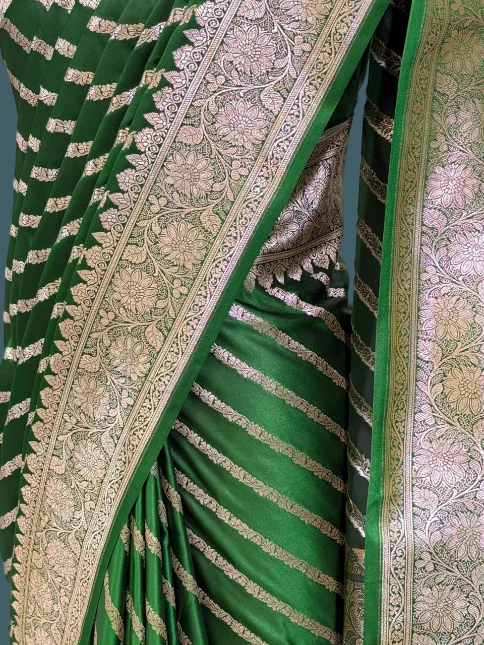 Banarasi Mushru Katan Silk Saree