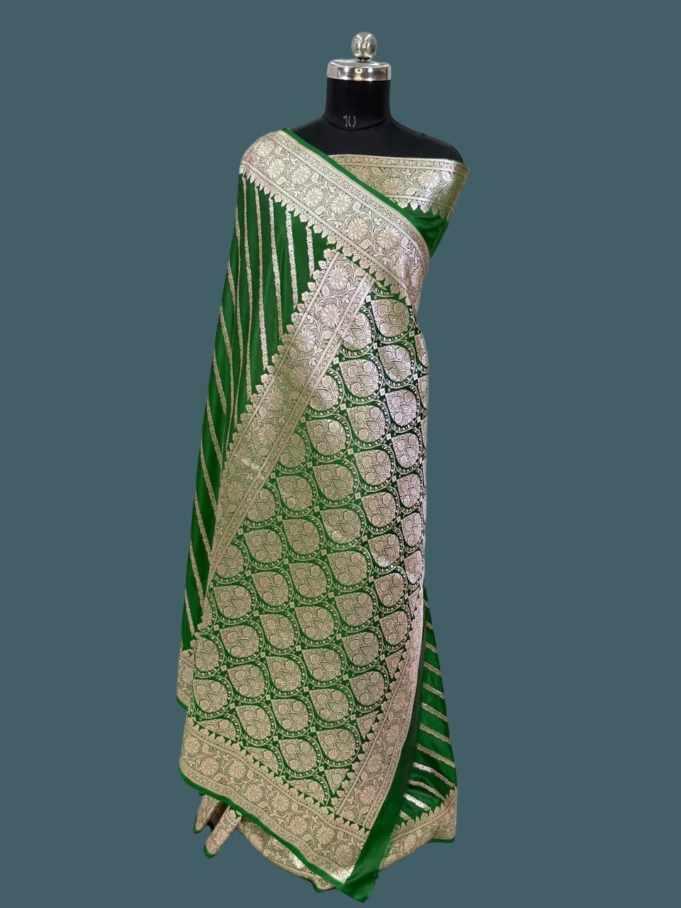 Banarasi Mushru Katan Silk Saree