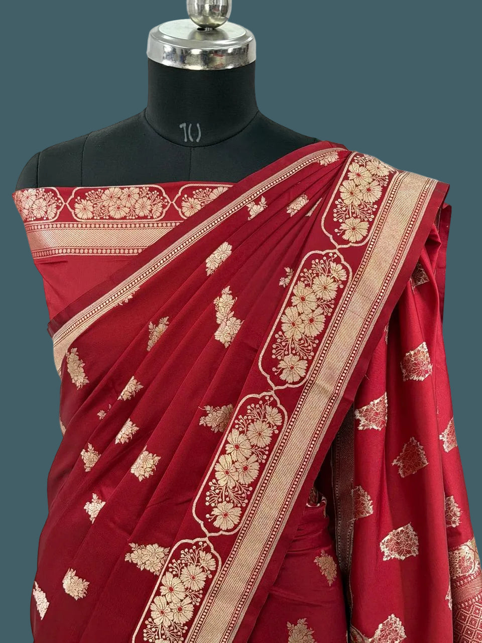 Banarasi Mushru Katan Silk Saree