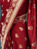 Banarasi Mushru Katan Silk Saree