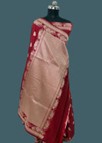 Banarasi Mushru Katan Silk Saree