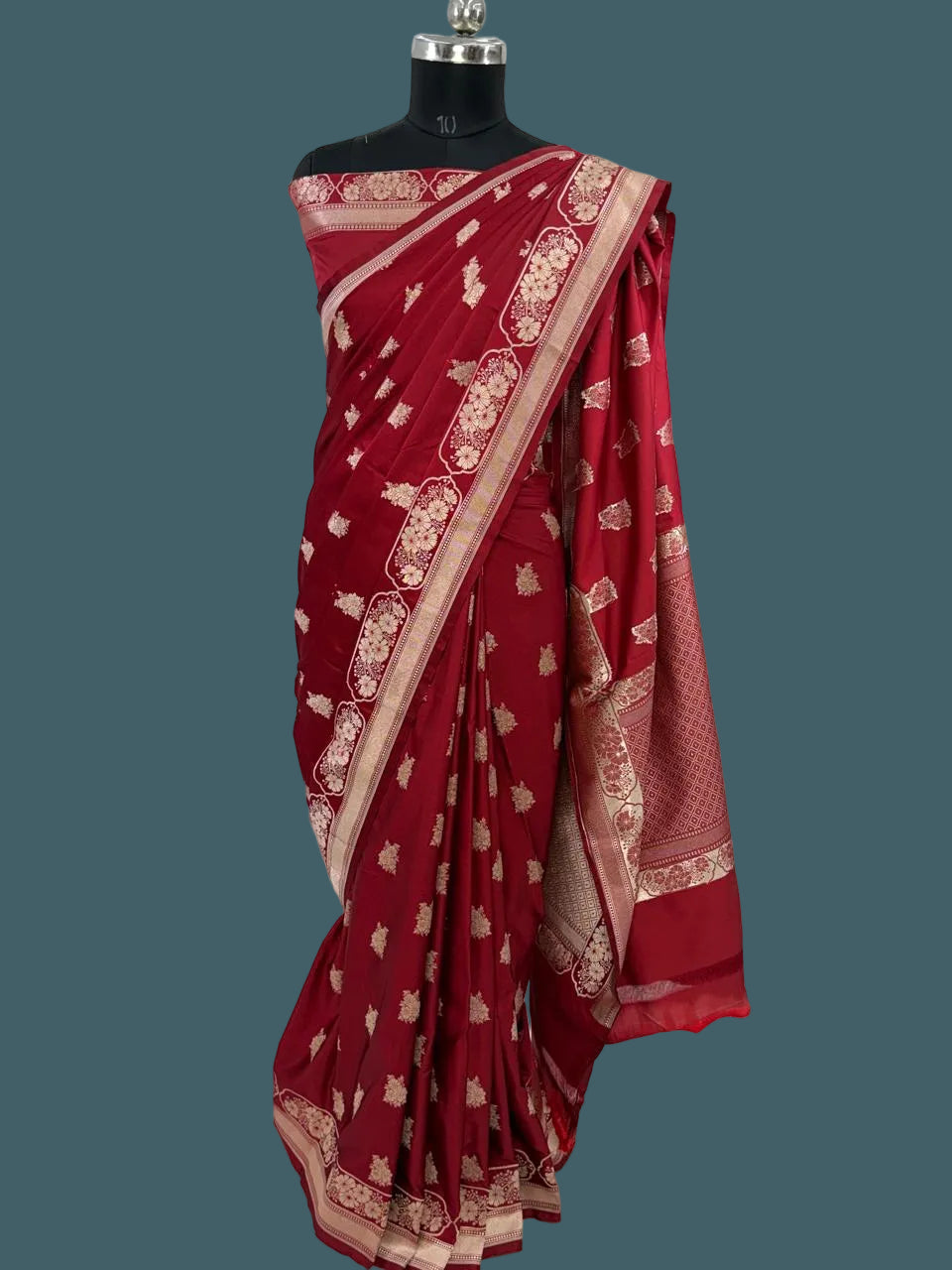 Banarasi Mushru Katan Silk Saree