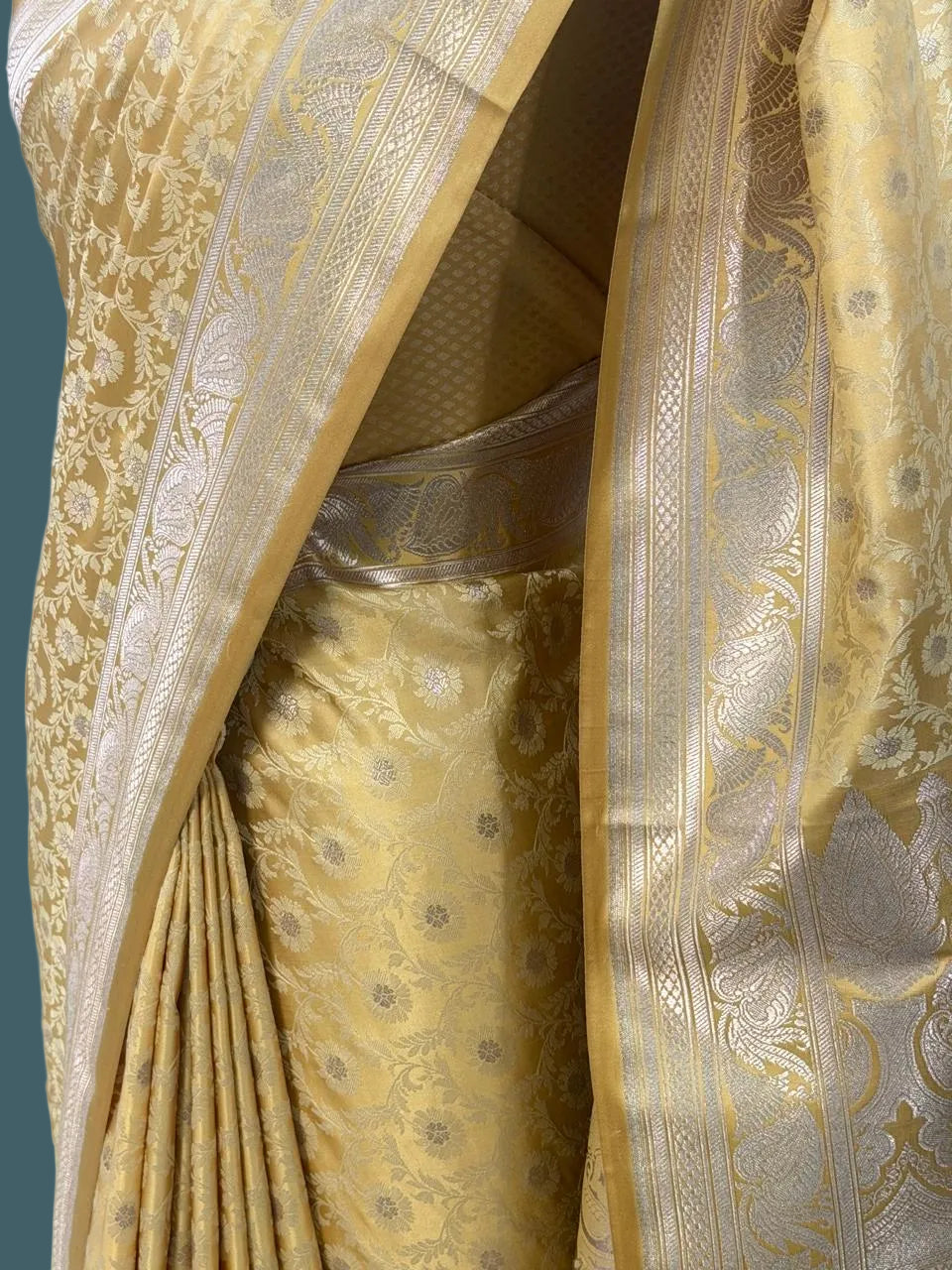 Banarasi Mushru Katan Tanchuii Silk Saree