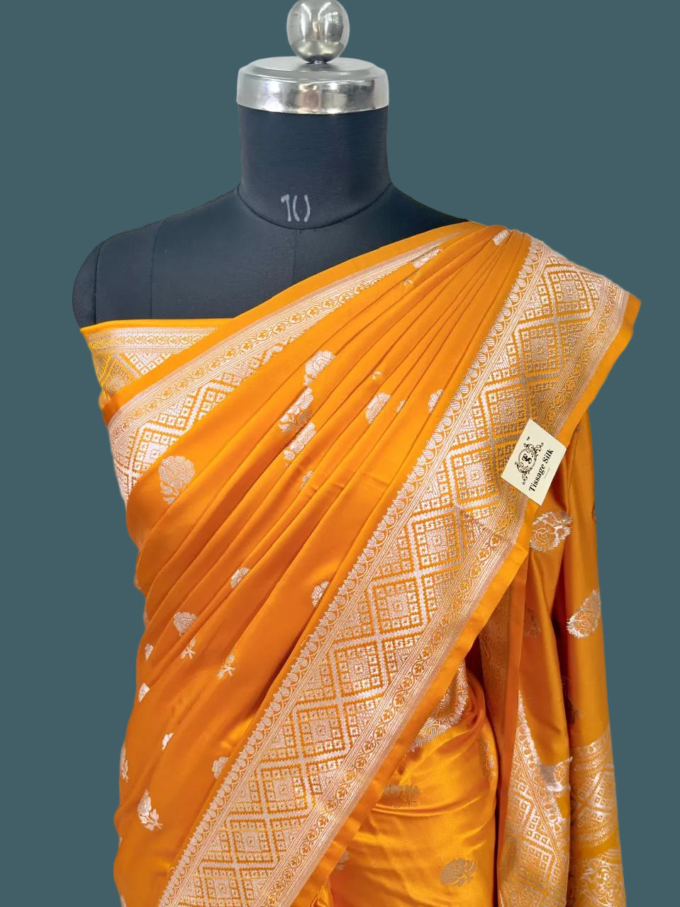 Banarasi Mushru Katan Silk Saree