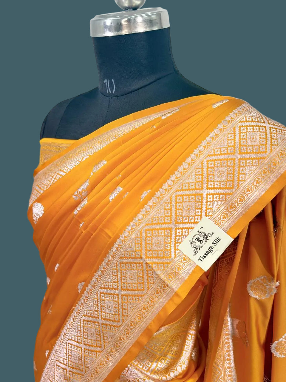 Banarasi Mushru Katan Silk Saree