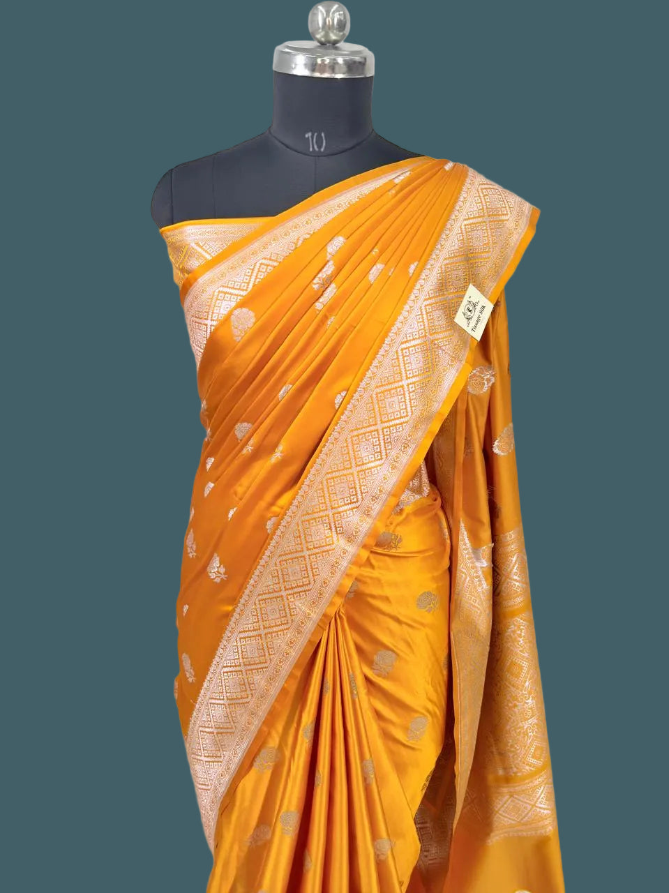 Banarasi Mushru Katan Silk Saree