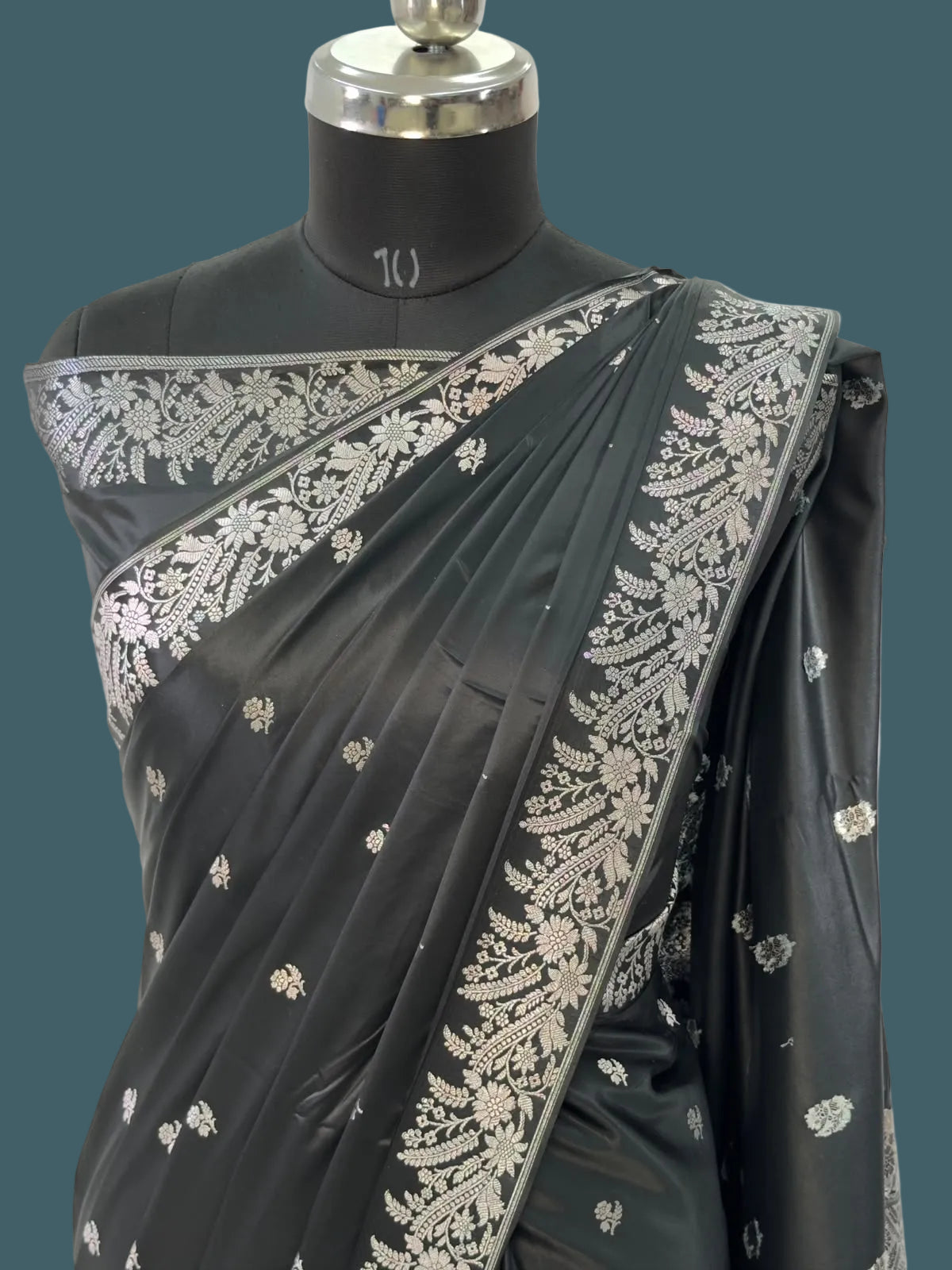 Banarasi Mushru Katan Silk Saree