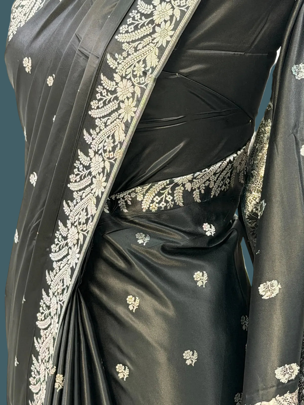 Banarasi Mushru Katan Silk Saree