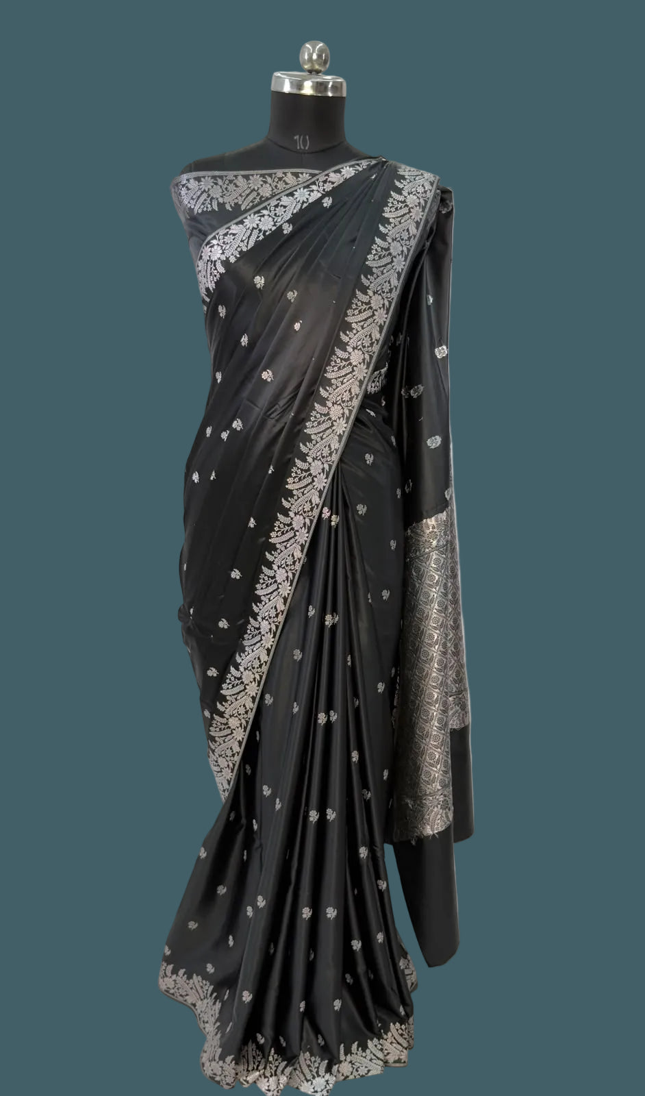 Banarasi Mushru Katan Silk Saree