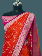 Banarasi Mushru Katan Silk Saree