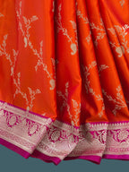 Banarasi Mushru Katan Silk Saree