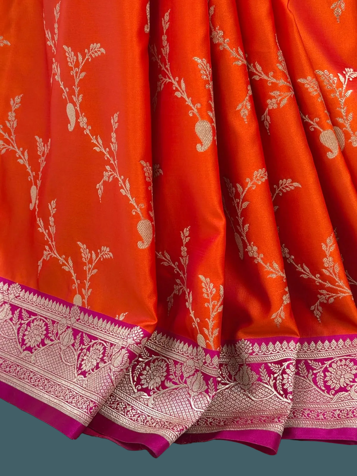 Banarasi Mushru Katan Silk Saree