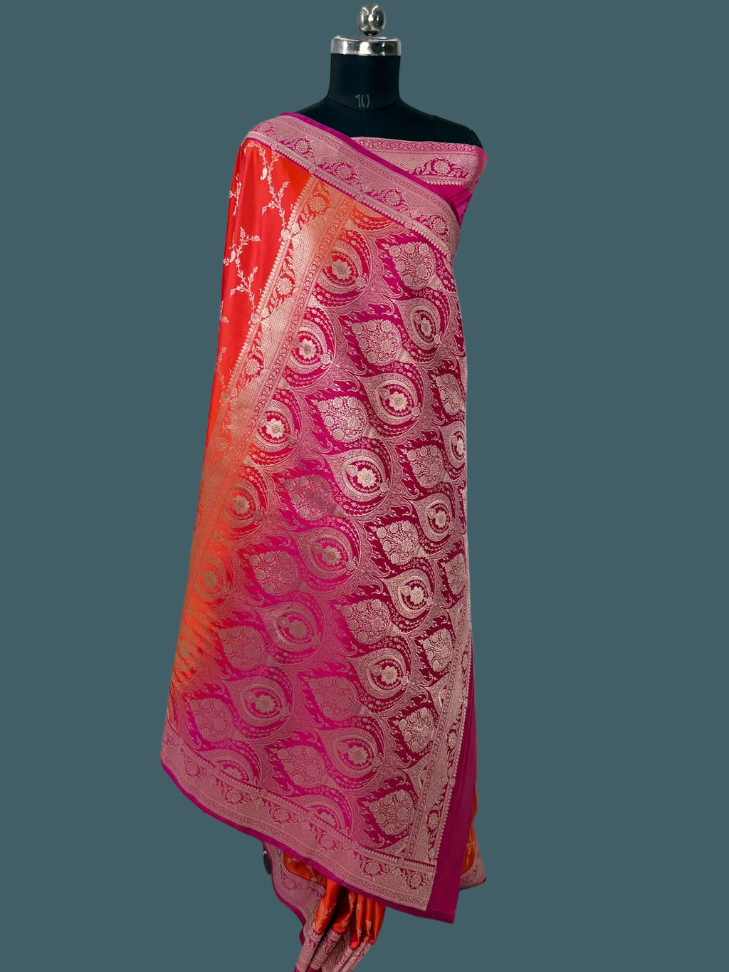 Banarasi Mushru Katan Silk Saree