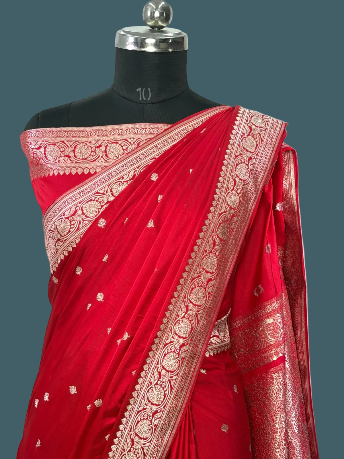 Banarasi Mushru Katan Silk Saree