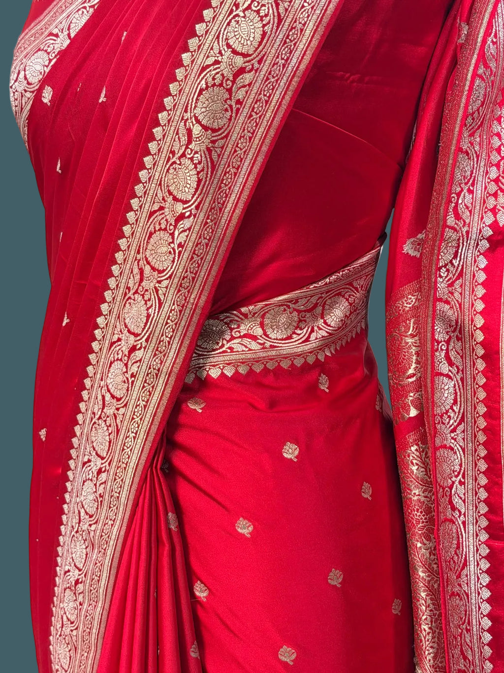 Banarasi Mushru Katan Silk Saree