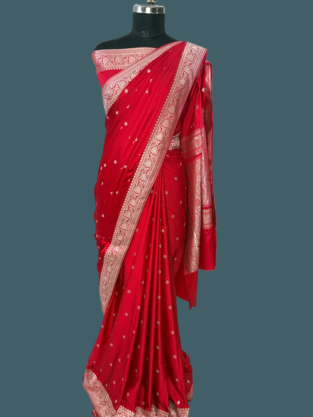 Banarasi Mushru Katan Silk Saree