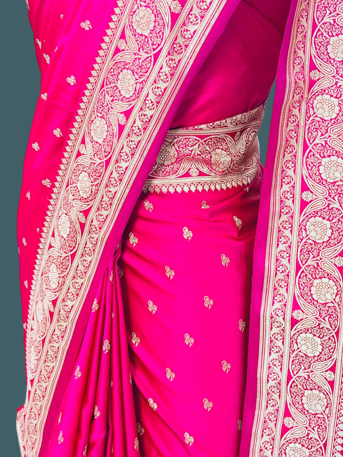 Banarasi Mushru Katan Silk Saree