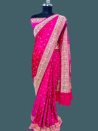 Banarasi Mushru Katan Silk Saree