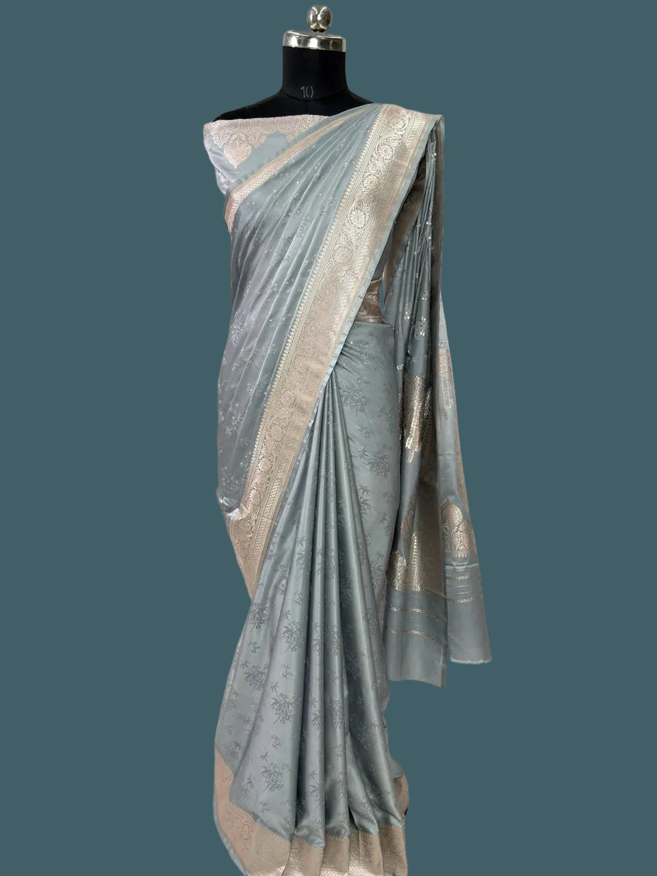 Banarasi Mushru Katan Silk Saree